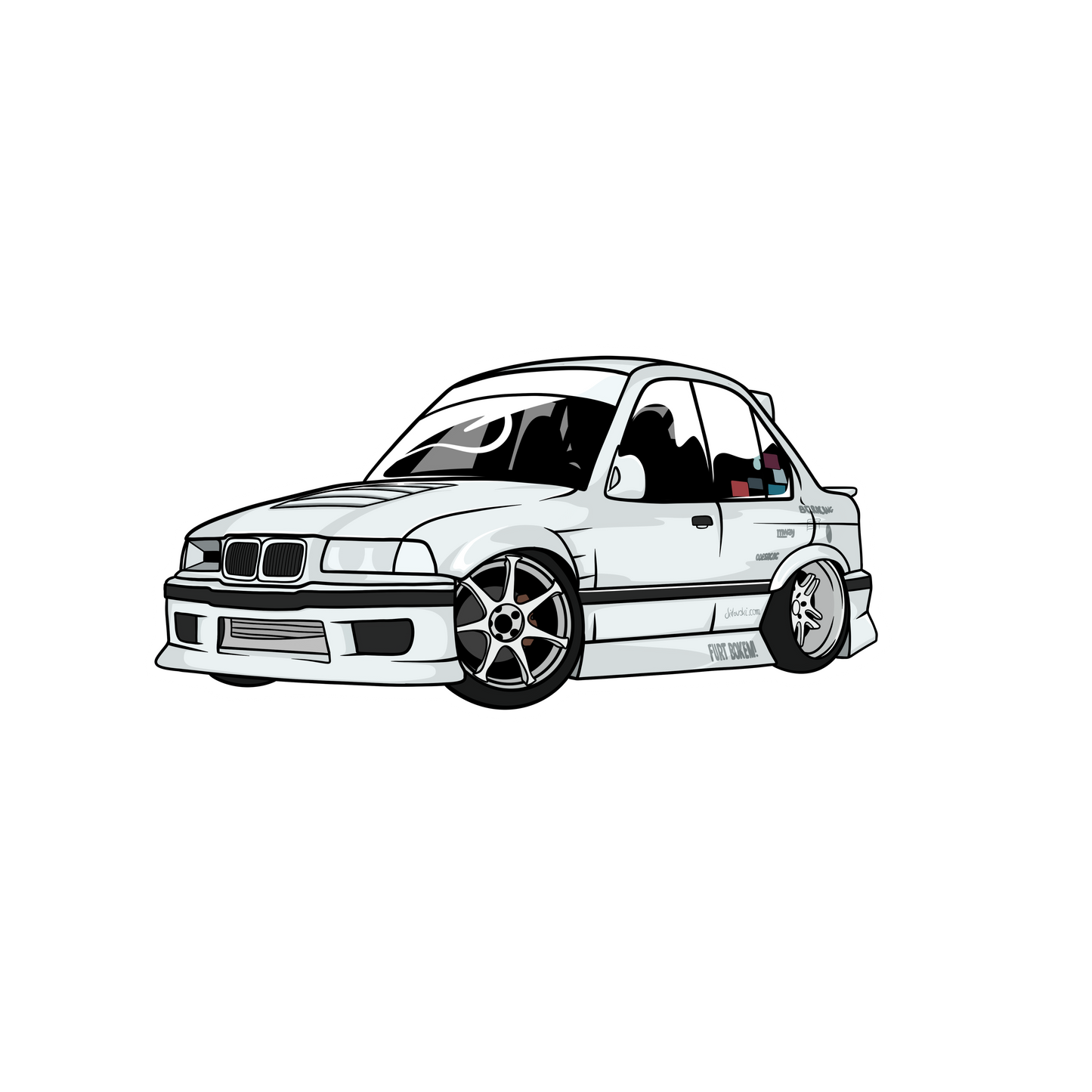 Customowa ilustracja Twojej furki! | @bonowski.design