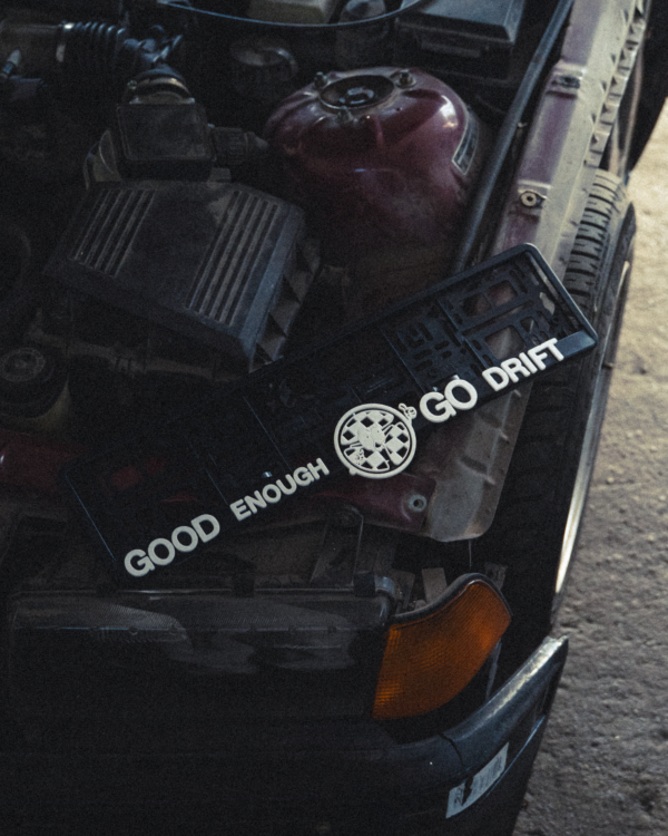 Good Enough Go Drift – REGISTRATION PLATE FRAME